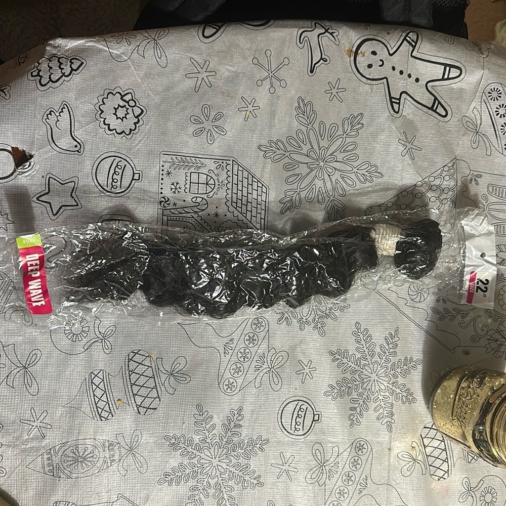 Deep wave 22inch 100% unprocessed virgin human hair 1 bundle